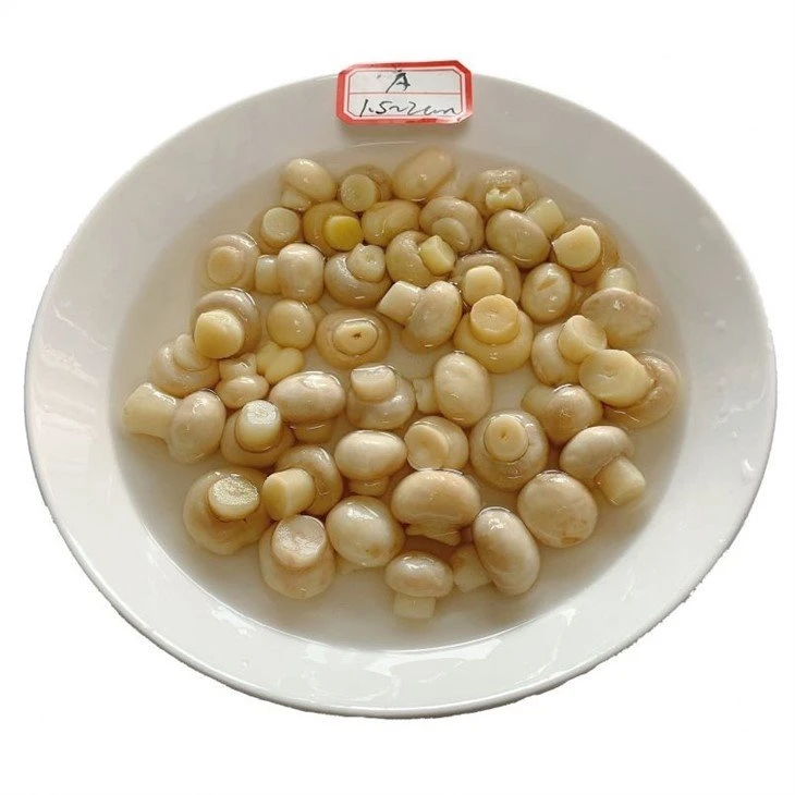 Vinegar white mushroom in barrel